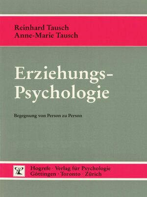 cover image of Erziehungspsychologie